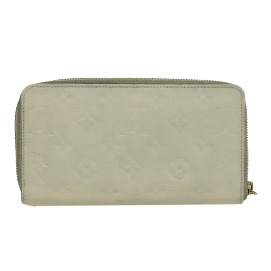 LOUIS VUITTON Empreinte Portefeuille Secret Ron Wallet White M93437 bs19239