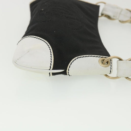 Luxury Chanel Shoulder Bag Canvas Black CC bs4514