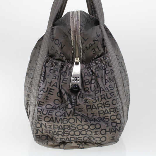 Luxury Chanel Unlimited Shoulder Bag Nylon Silver CC bs5716
