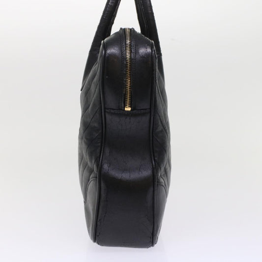 Luxury Chanel V Stitch Hand Bag Leather Black CC bs7027