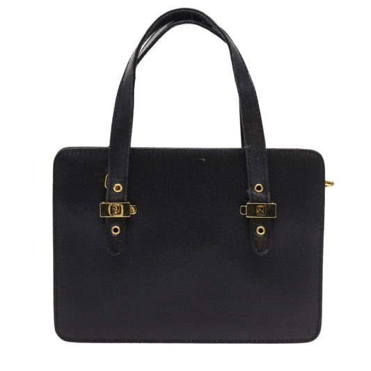 Luxury FendiShoulder Bag Leather Blackbs8613
