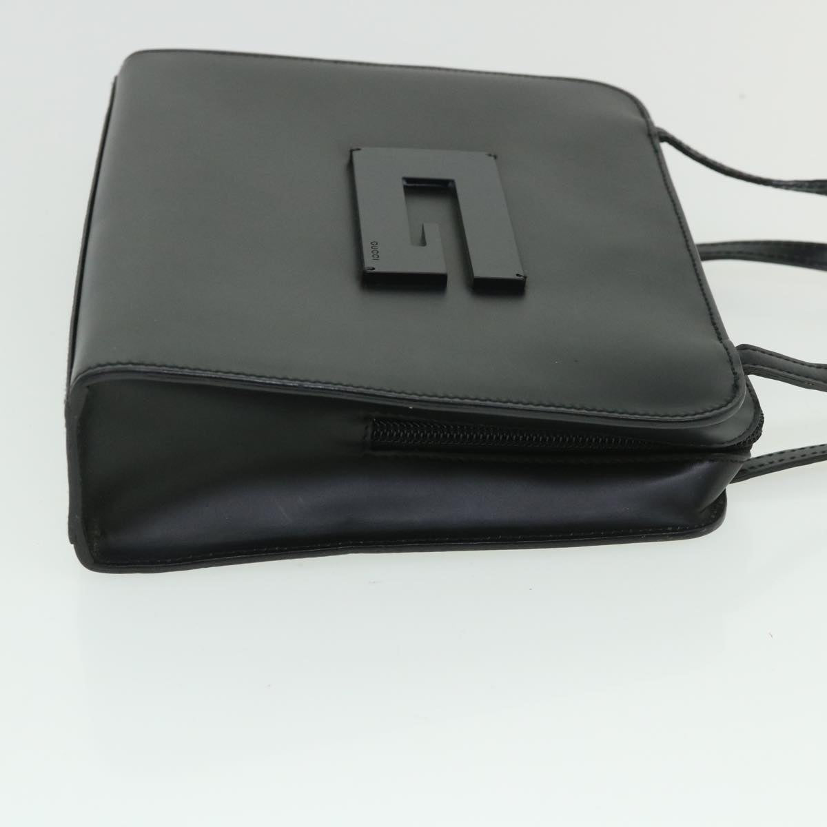 Luxury Gucci Hand Bag Leather Black 000 0812 002058 bs8640