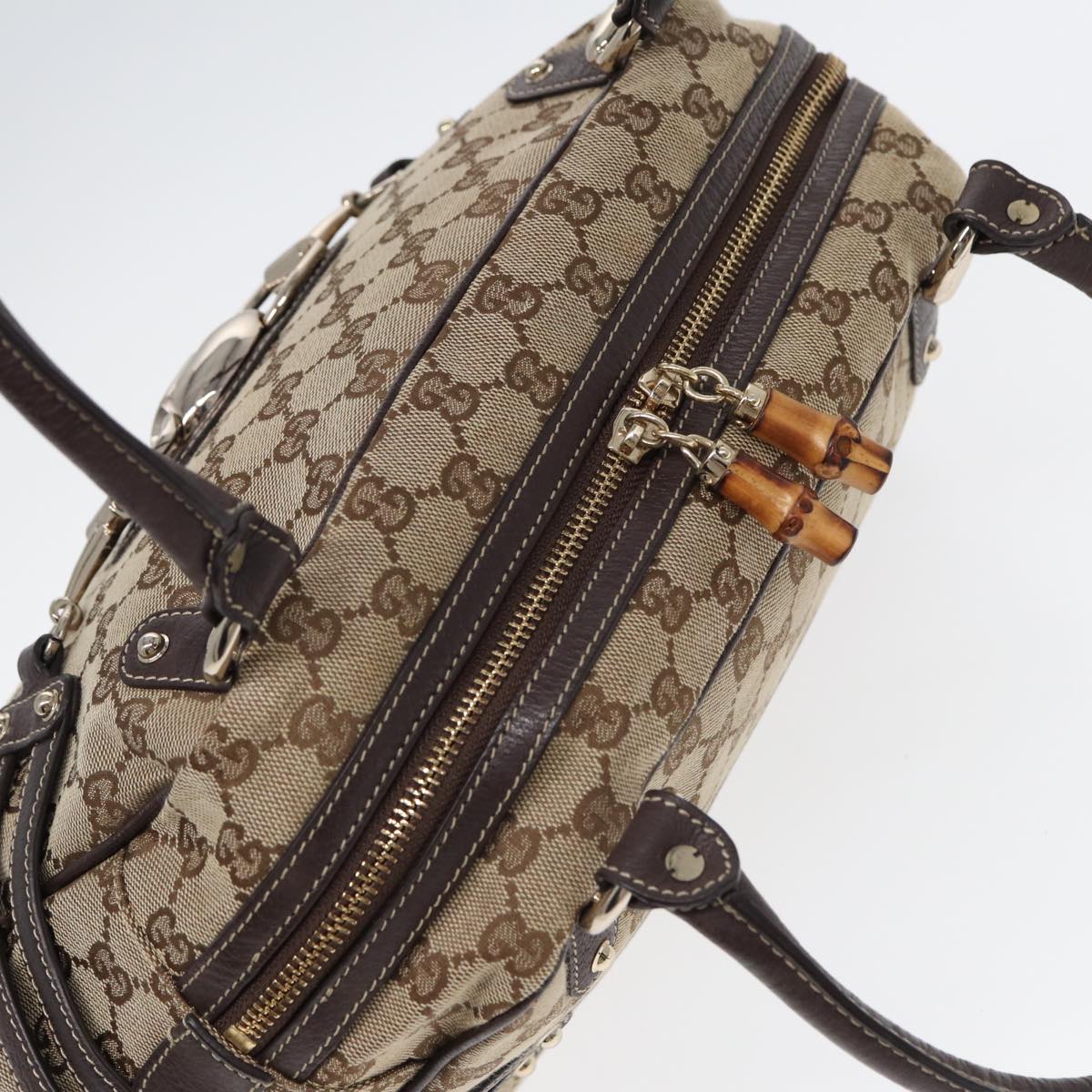 Luxury Gucci Trending 2025 Horsebit Canvas Travel Bag ()