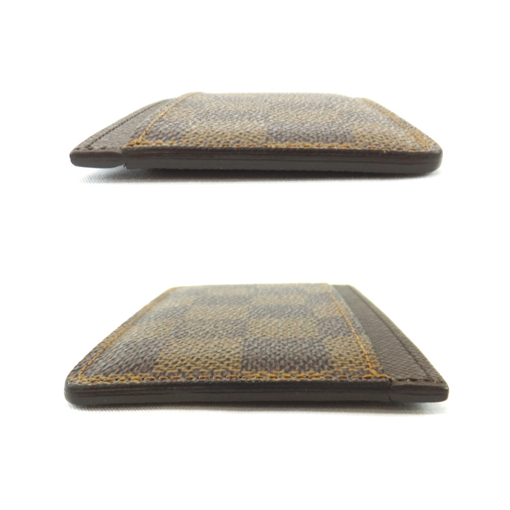 Louis Vuitton Louis Vuitton Portecourt Shrimp Card Case Damian Canvas Eve Brown Small Compact Thin Damian Quality Weda