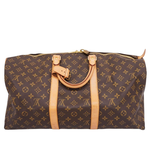 Louis Vuitton Keepall 50 Canvas Travel Bag ()
