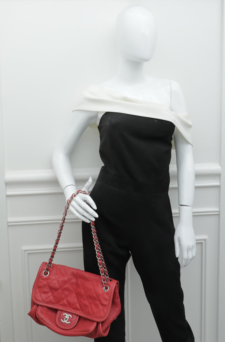 Chanel Red CC Natural Beauty Flap Bag