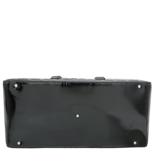 Chanel Black Chocolate Bar Bowler Bag