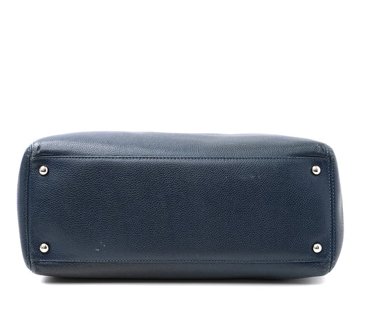 Chanel Blue Executive Cerf Tote Bag