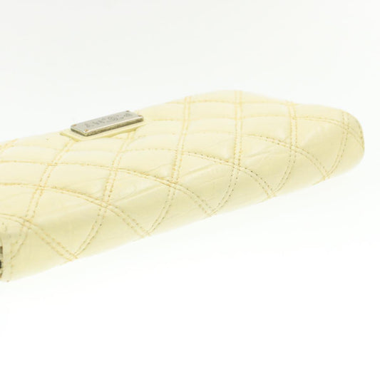 Luxury Chanel Matelasse Zippy Long Wallet Beige CC cr619