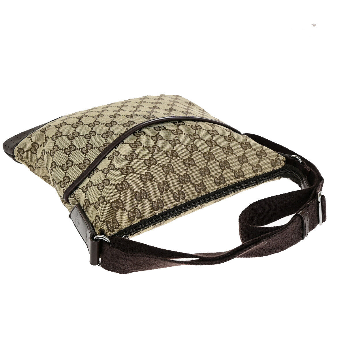 Luxury Gucci Trending 2025 Gg Canvas Canvas Shoulder Bag ()