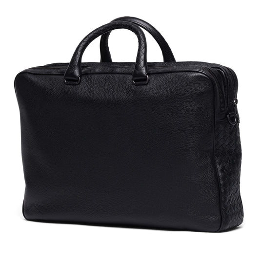 Luxury Bottega Veneta Intrecciato Braided Briefcase