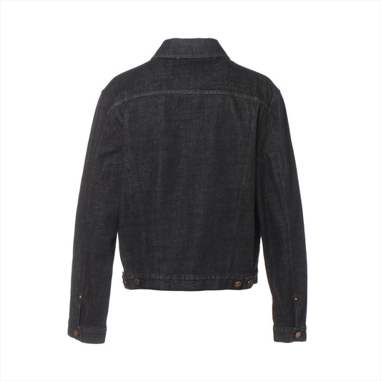 Louis Vuitton 22AW Cotton Denim Jacket 48 Mens Black X Blue Denim Jacket 1ANU RM222V