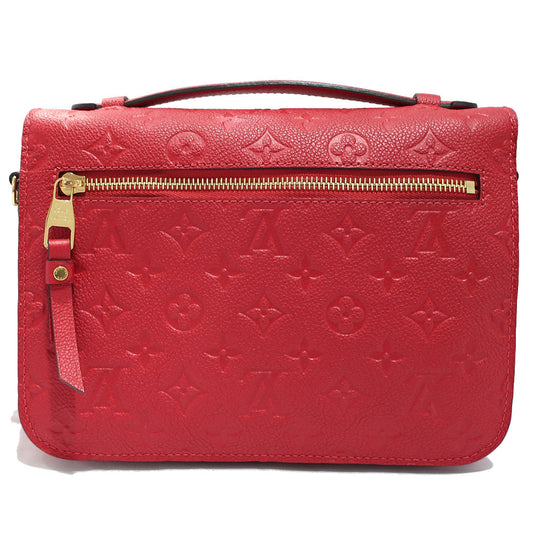 Louis Vuitton M.M. Monogram Implant M44155 2WAY Scarlet G Women Box Bag