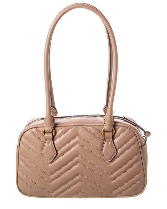 Luxury Gucci Trending 2025 GG Marmont Small Leather Shoulder Bag