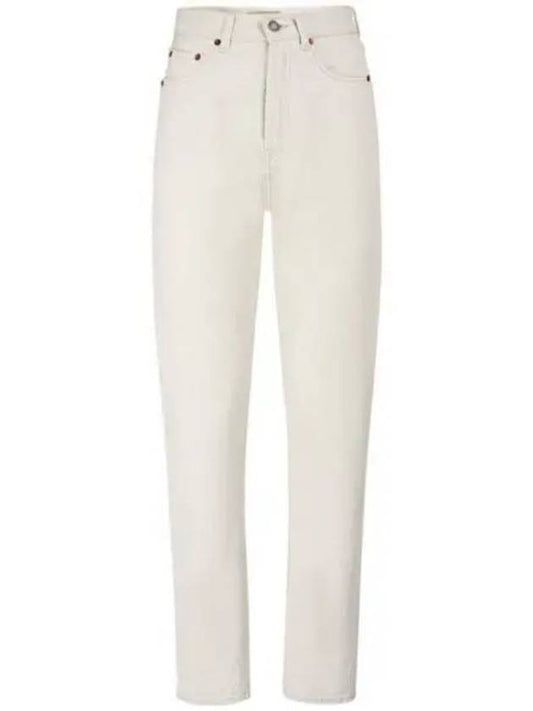 Luxury Saint Laurent Slim Fit Denim Jeans Chalk White