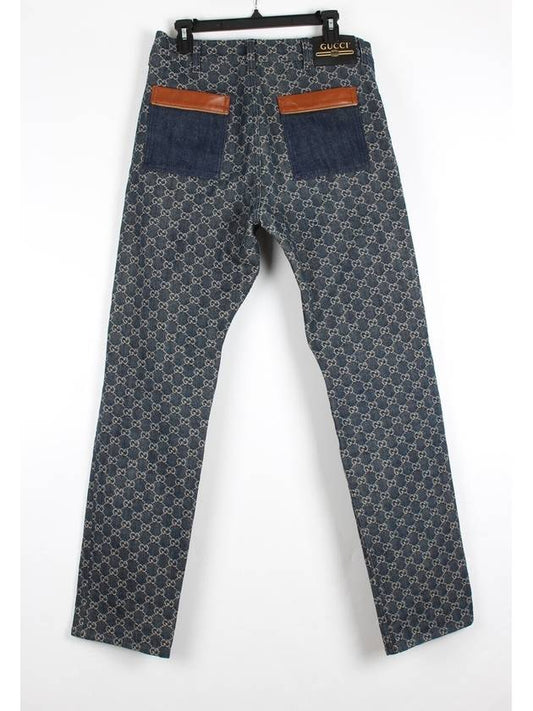 Luxury Gucci Trending 2025 Eco washed GG denim pants 34