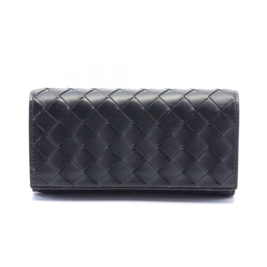 Luxury Bottega Veneta Leather Long Wallet (Bi-Fold) ()