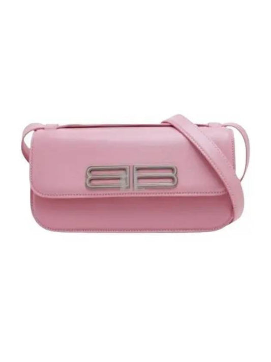 Luxury Balenciaga Gossip Calfskin Small Shoulder Bag Candy Pink