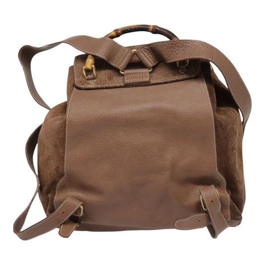 Luxury Gucci Trending 2025 Bamboo Suede Backpack Bag