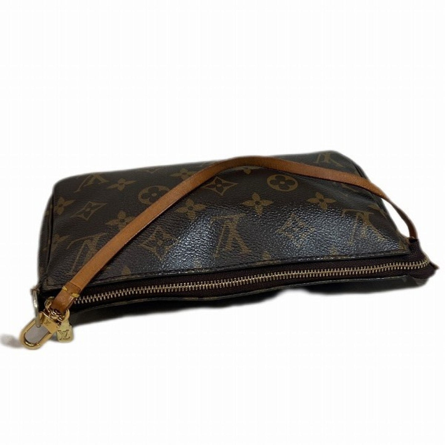 Louis Vuitton Pochette Accessoire Canvas Clutch Bag ()