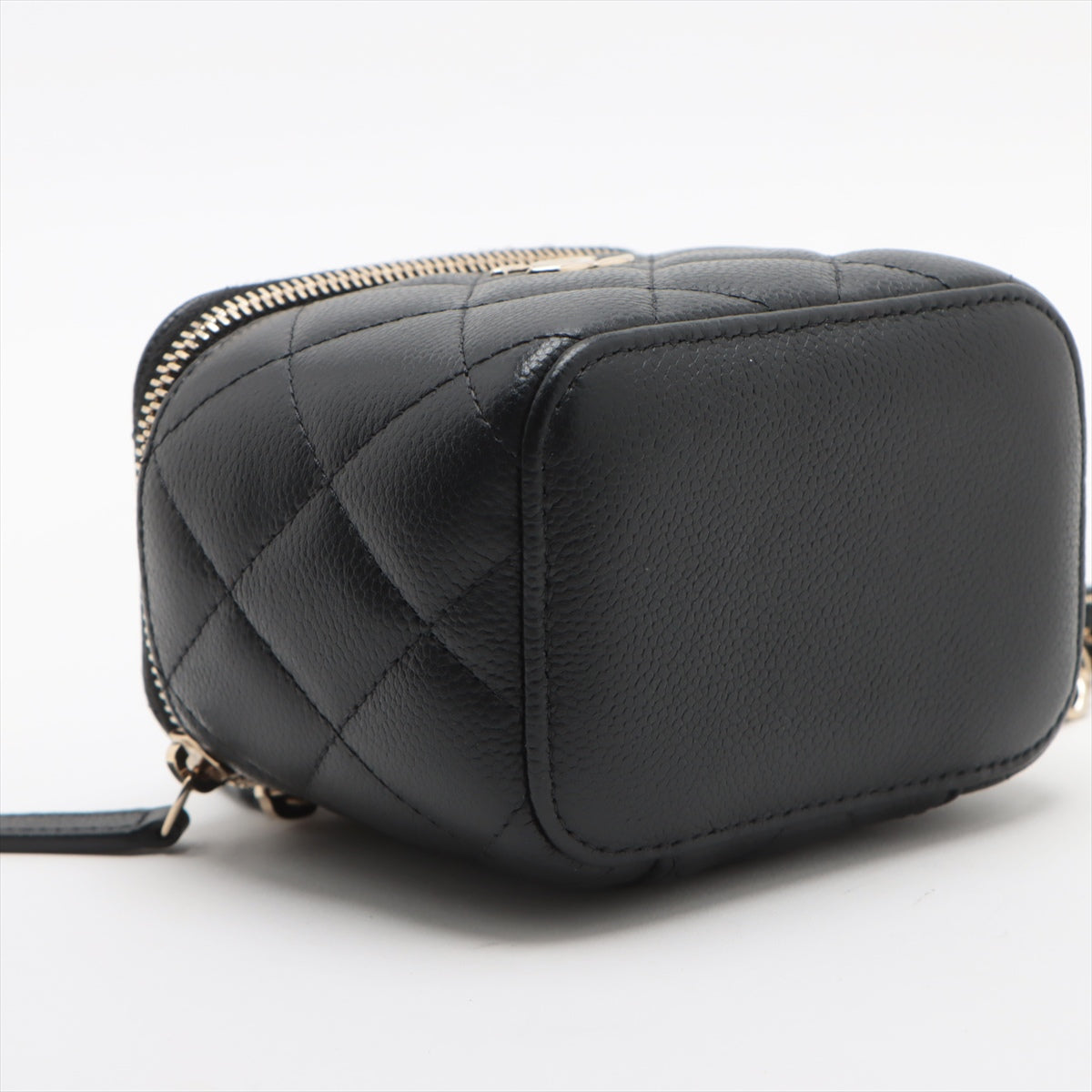 Chanel Matrasse Caviar S Chain Shoulder Bag Vanity Black G 31st