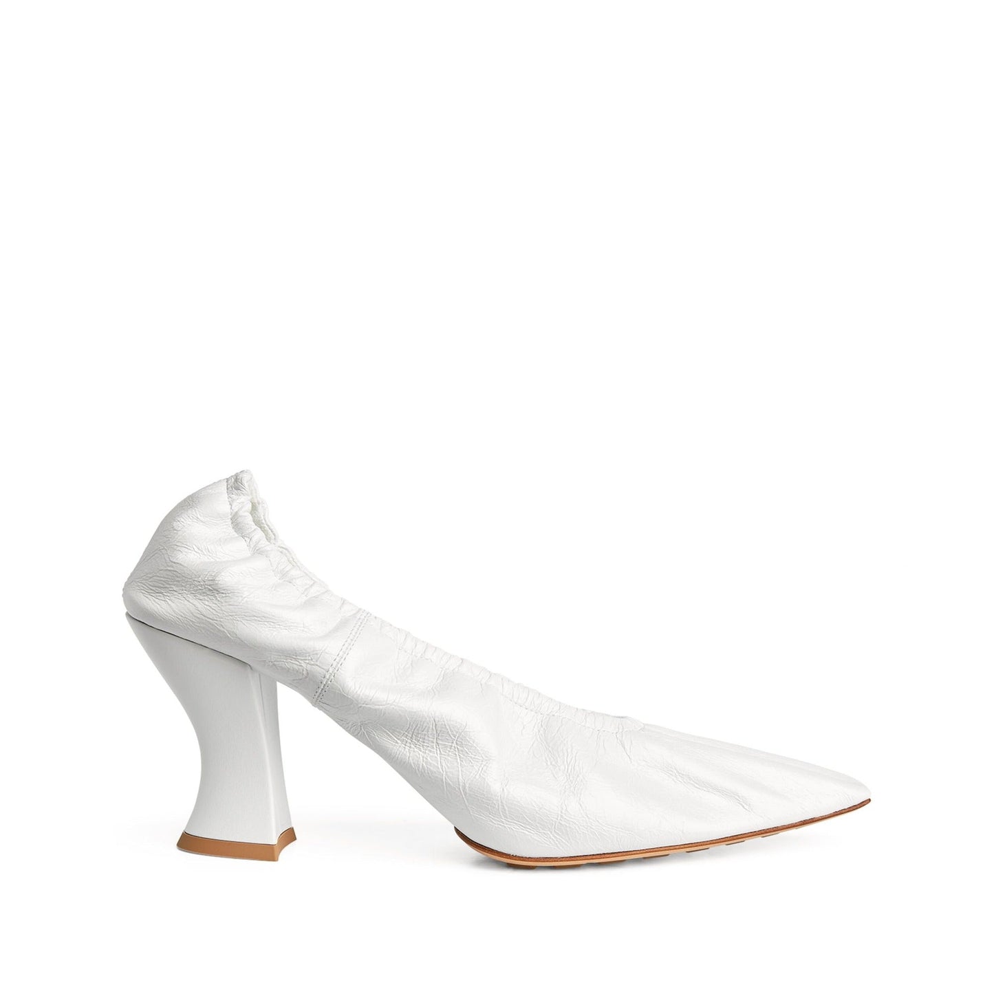 Luxury Bottega Veneta Crushed Leather Pumps