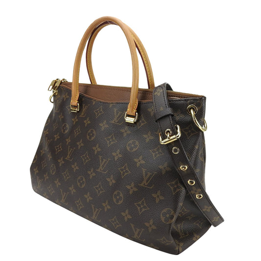 Louis Vuitton Pallas Canvas Tote Bag ()