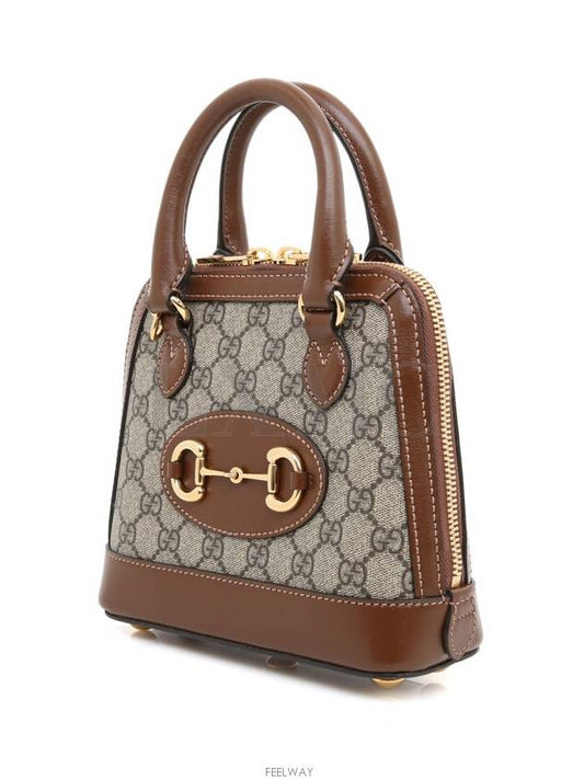 Luxury Gucci Trending 2025 Horsebit 1955 Mini Top Handle 640716 Cross