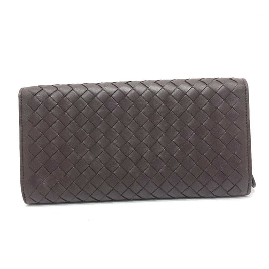 Luxury Bottega Veneta Leather Long Wallet (Bi-Fold) ()