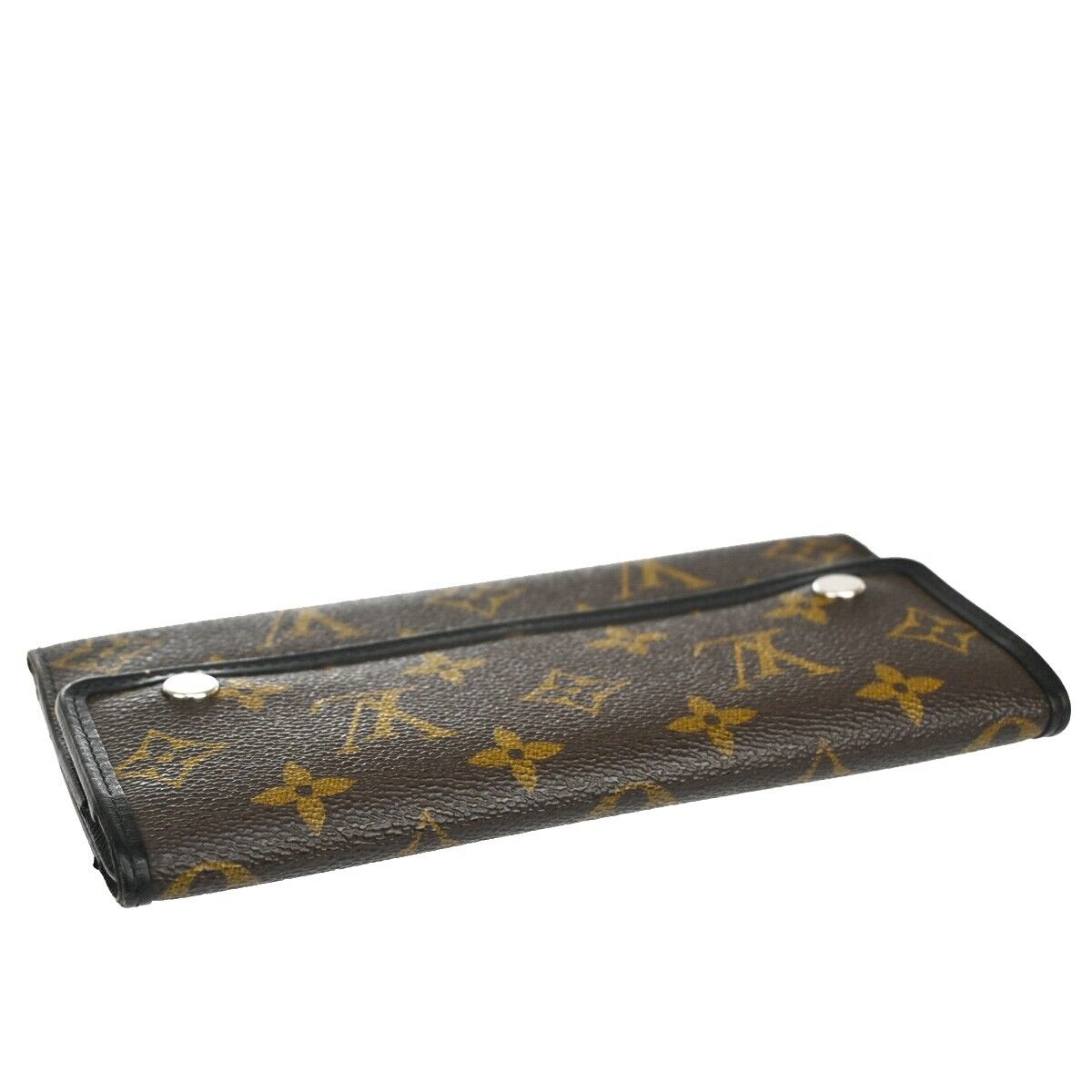 Louis Vuitton Macassar Canvas Wallet ()