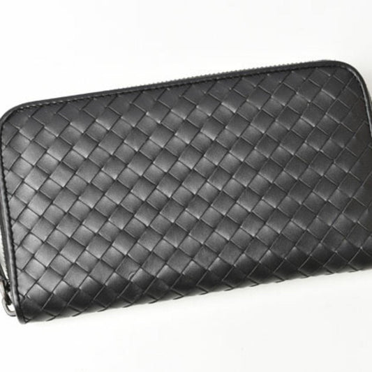 Luxury Bottega Veneta Leather Long Wallet (Bi-Fold) ()
