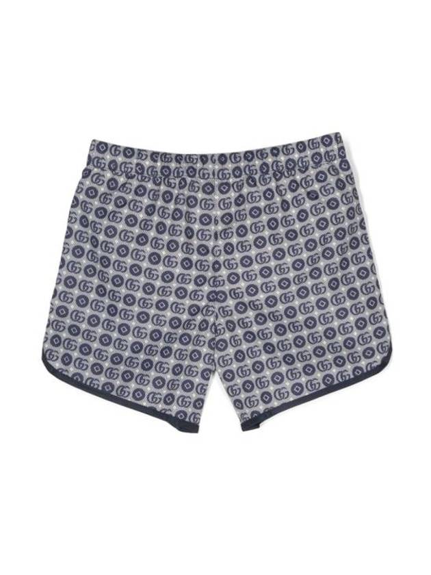 Luxury Gucci Trending 2025 Kids Double G Swim Shorts Blue