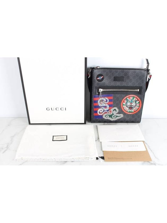 Luxury Gucci Trending 2025 GG Supreme Courier Messenger Bag
