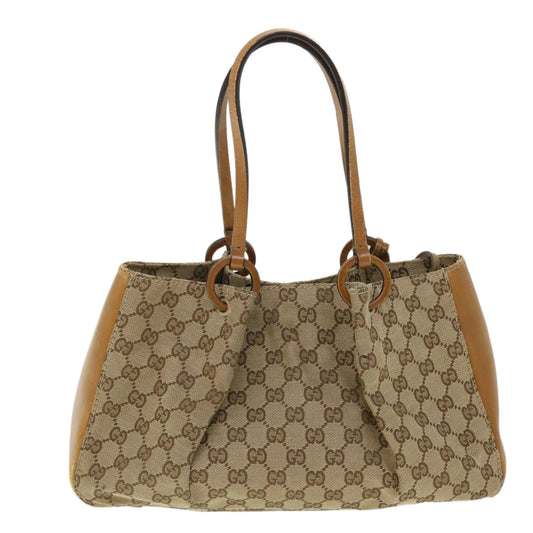 Luxury Gucci GG Canvas Shoulder Bag Beige 94898 ep1608