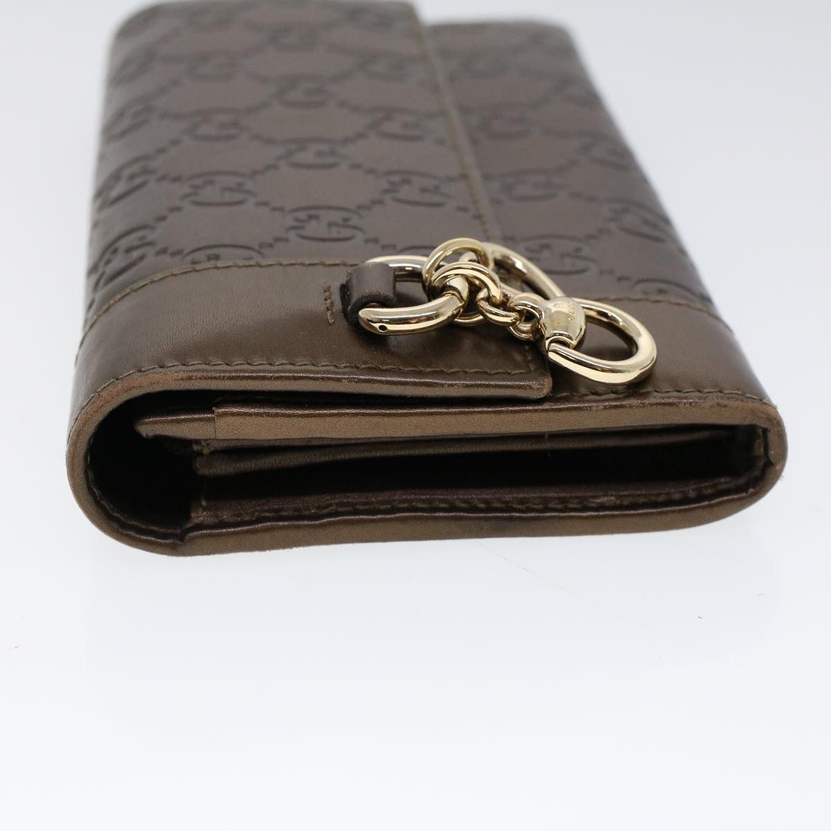 Luxury Gucci GG Canvas Guccissima Long Wallet Brown 274430 ep1661