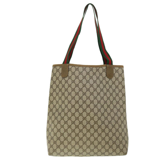 Luxury Gucci GG Canvas Web Sherry Line Tote Bag Beige Red Green 39 02 003 ep1702