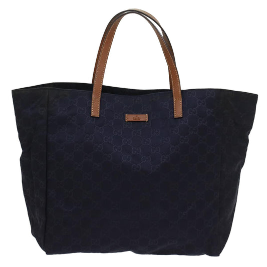 Luxury Gucci GG Canvas Tote Bag Navy 282439 ep1826