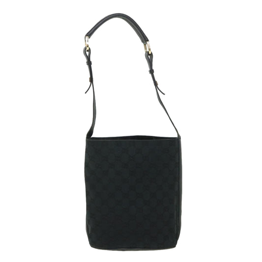Luxury Gucci GG Canvas Shoulder Bag Black 001 4286 ep1868