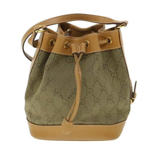 Luxury Gucci GG Canvas Shoulder Bag Khaki Brown ep1871