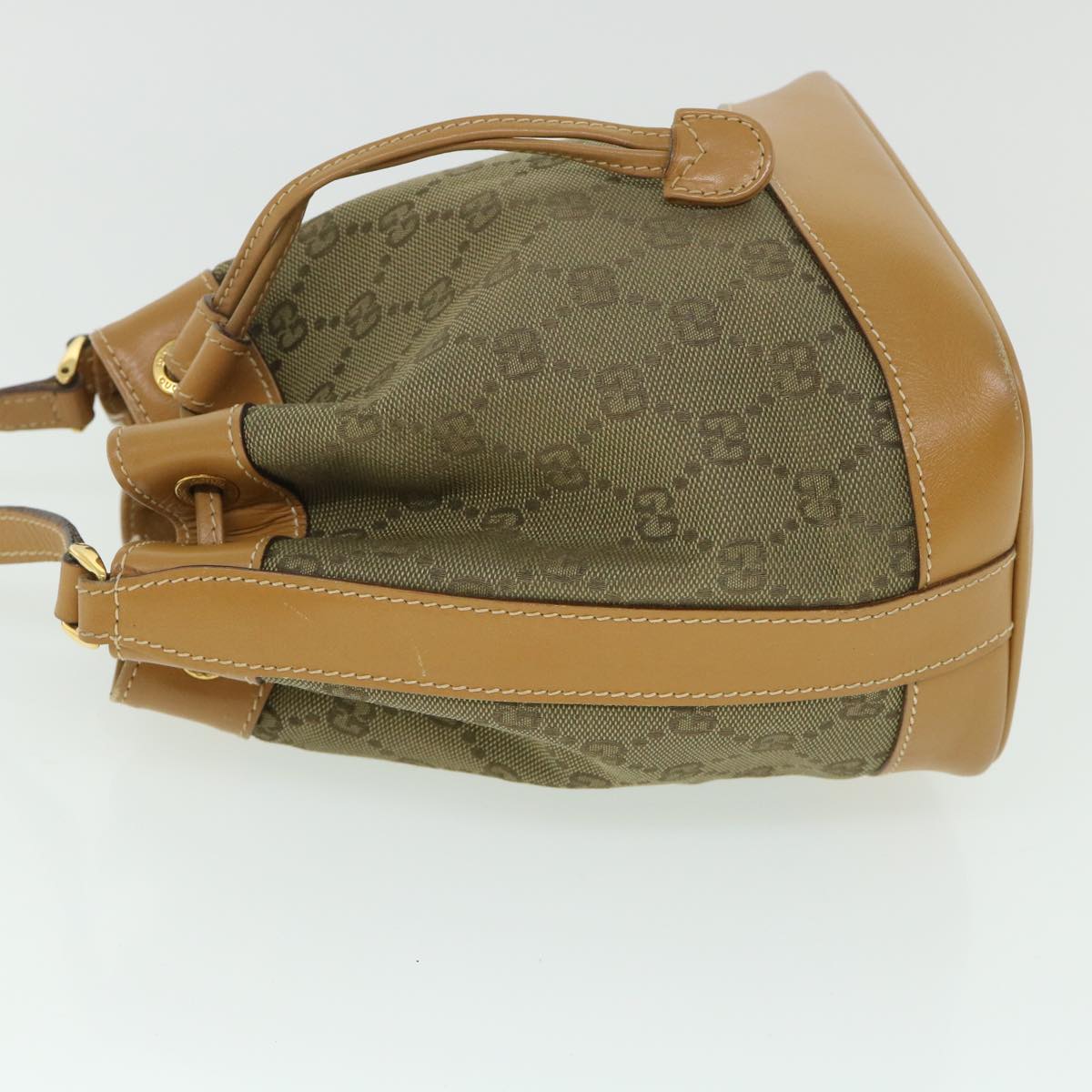 Luxury Gucci GG Canvas Shoulder Bag Khaki Brown ep1871