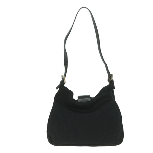 Luxury FendiMamma Baguette Shoulder Bag Nylon Black 2305 26727 009ep2869