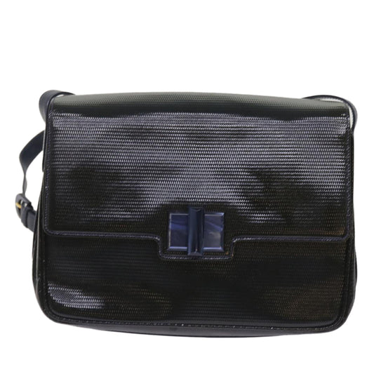 GUCCI Shoulder Bag Leather Black ep2943