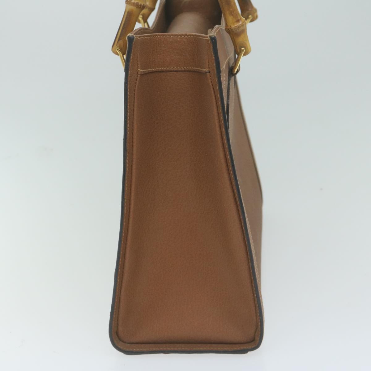 GUCCI Bamboo Hand Bag Leather Brown 002 123 0260 ep2994