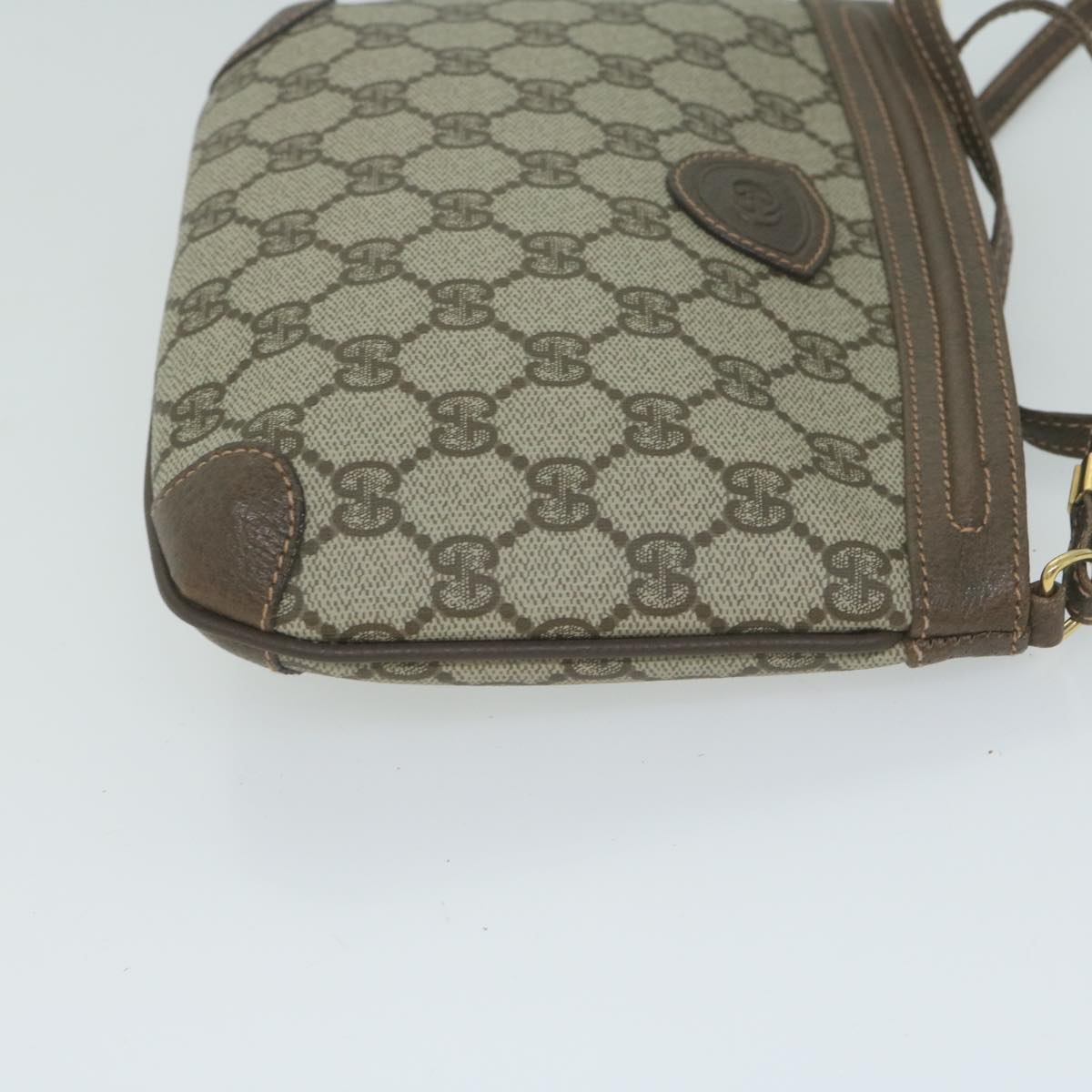 GUCCI GG Supreme Shoulder Bag PVC Leather Beige 007 58 6075 8031 ep3055