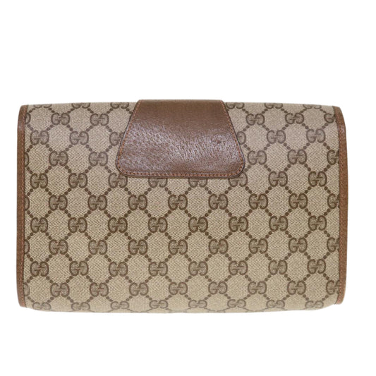 GUCCI GG Supreme Web Sherry Line Clutch Bag Beige Red 89 01 030 ep3070