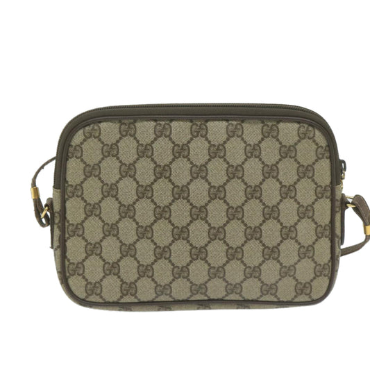 GUCCI GG Supreme Shoulder Bag PVC Leather Beige 007 14 6428 ep3106