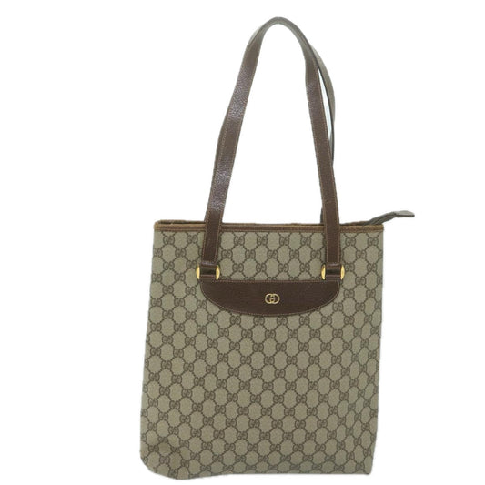 GUCCI GG Supreme Tote Bag PVC Beige 002 270 6130 ep3116