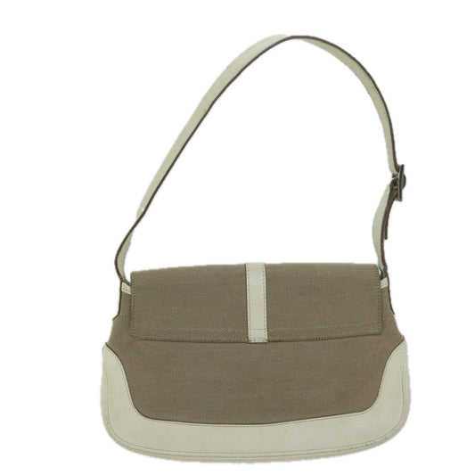 GUCCI Jackie Shoulder Bag Canvas Beige ep3125