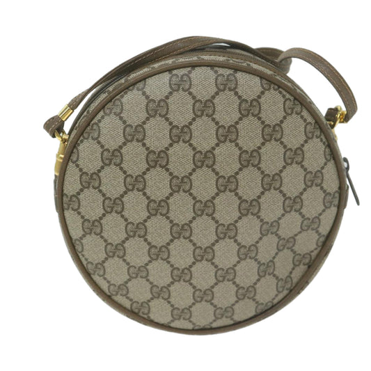 GUCCI GG Supreme Shoulder Bag PVC Leather Beige 007 22 5575 ep3156