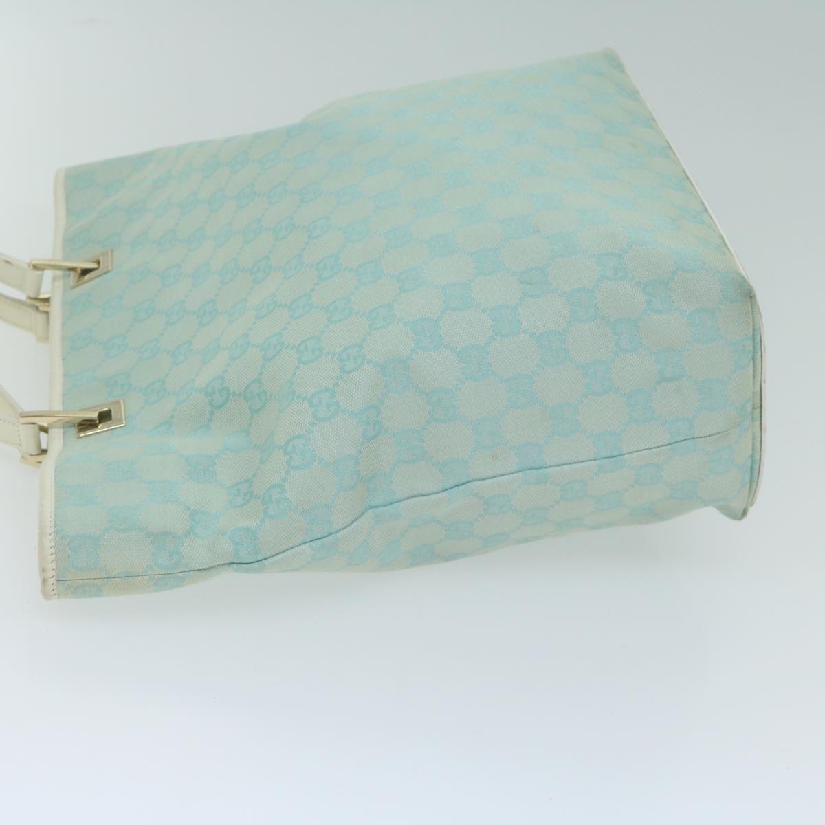 GUCCI GG Canvas Tote Bag Light Blue 002 1098 ep3162